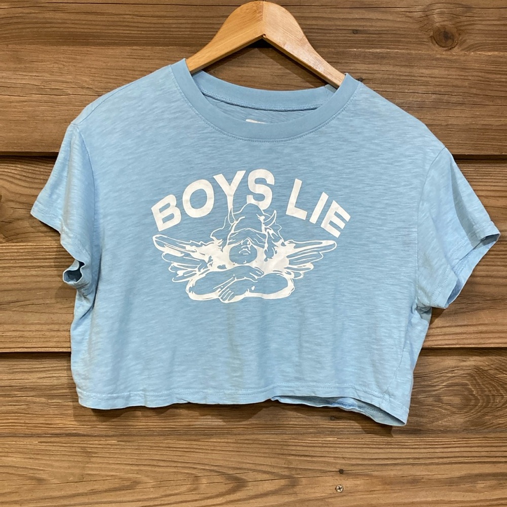 Boys Lie Cropped Tee